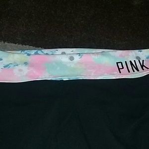 PINK cropped leggins